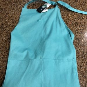 Teflon turquoise apron